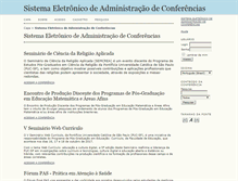 Tablet Screenshot of congressos.pucsp.br