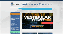 Desktop Screenshot of concursos.pucsp.br